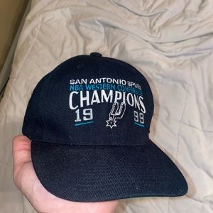 1999 SA Spurs Western Conference Champion Hat